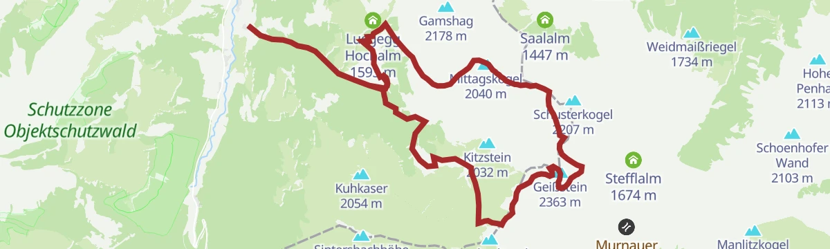 Route map: Geißstein
